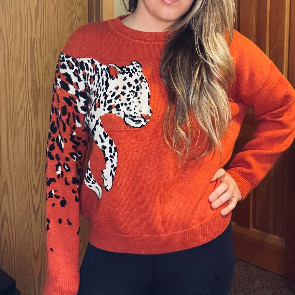 Minkpink leopard sweater - Picture 1 of 4